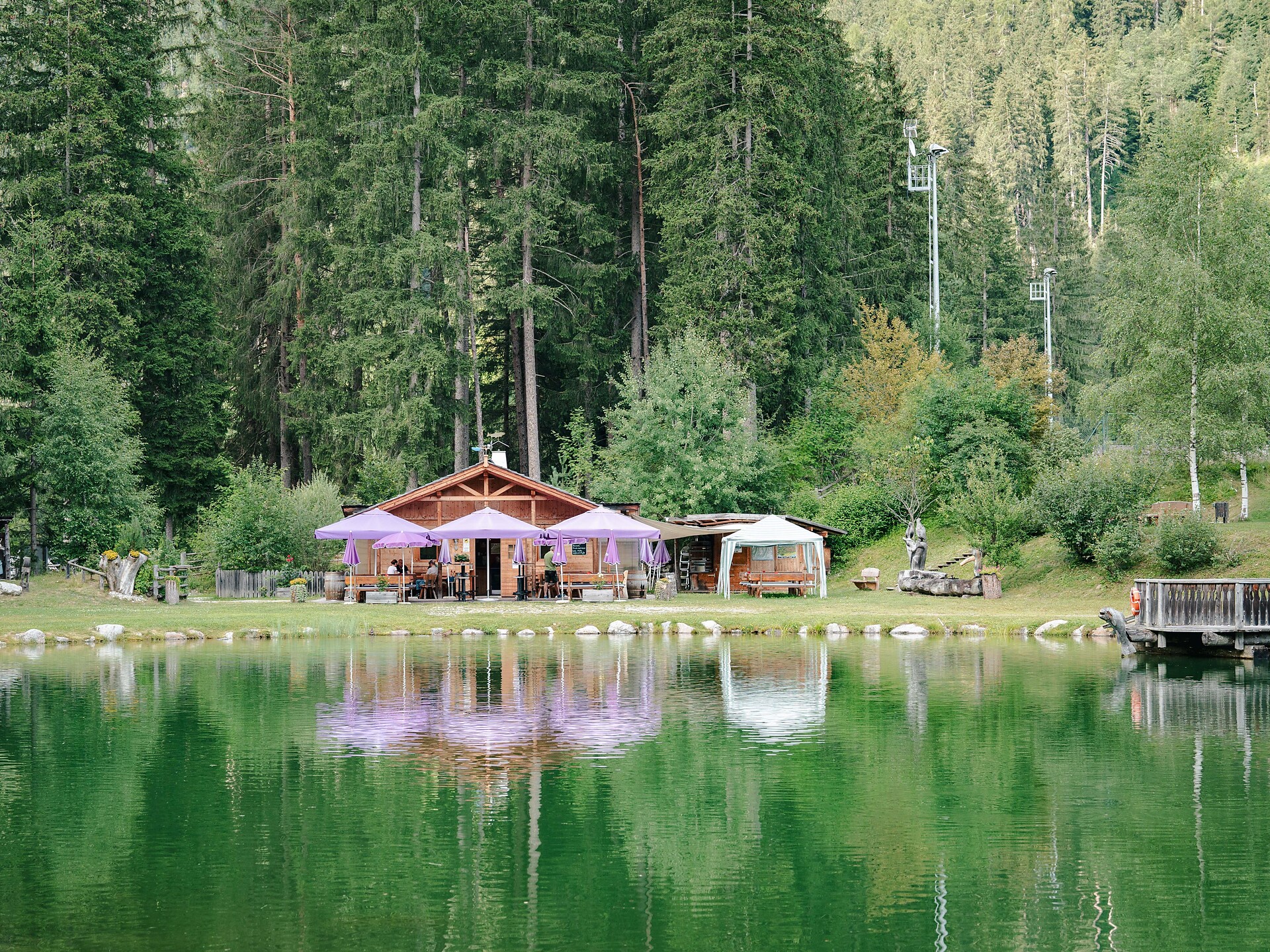 Grillfeier am Fischteich in Antholz Niedertal - Dolomitenregion Kronplatz - #1 - suedtirol.info