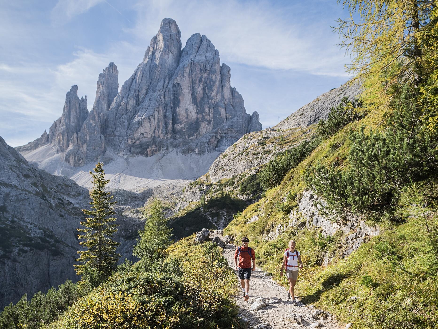 Guided hike with the Alpine School: moderately challenging hike - Dolomites Region 3 Zinnen - #1 - suedtirol.info