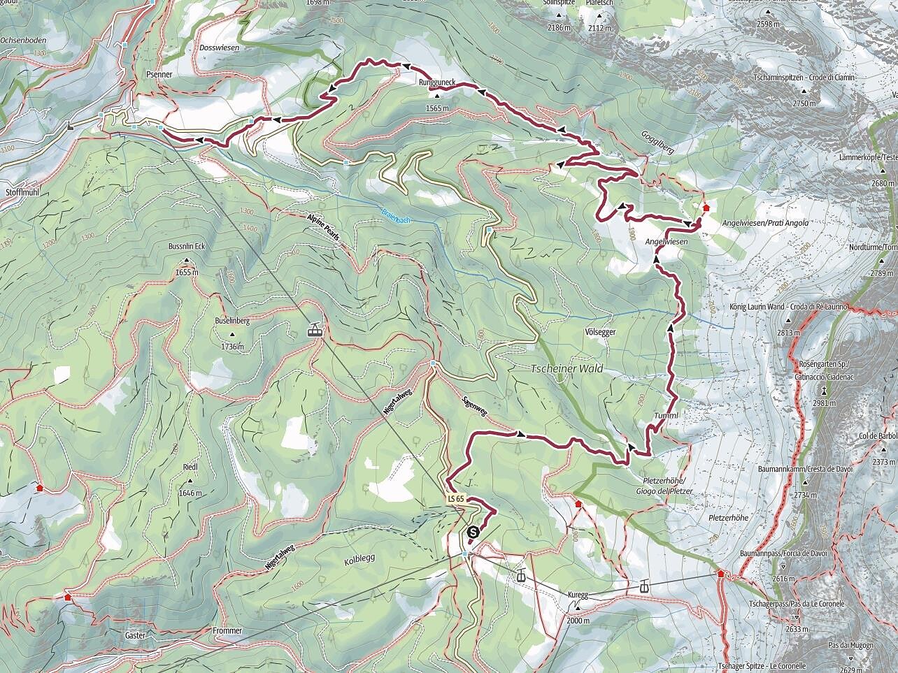 Guided hike of huts Tiers am Rosengarten/Tires al Catinaccio 3 suedtirol.info