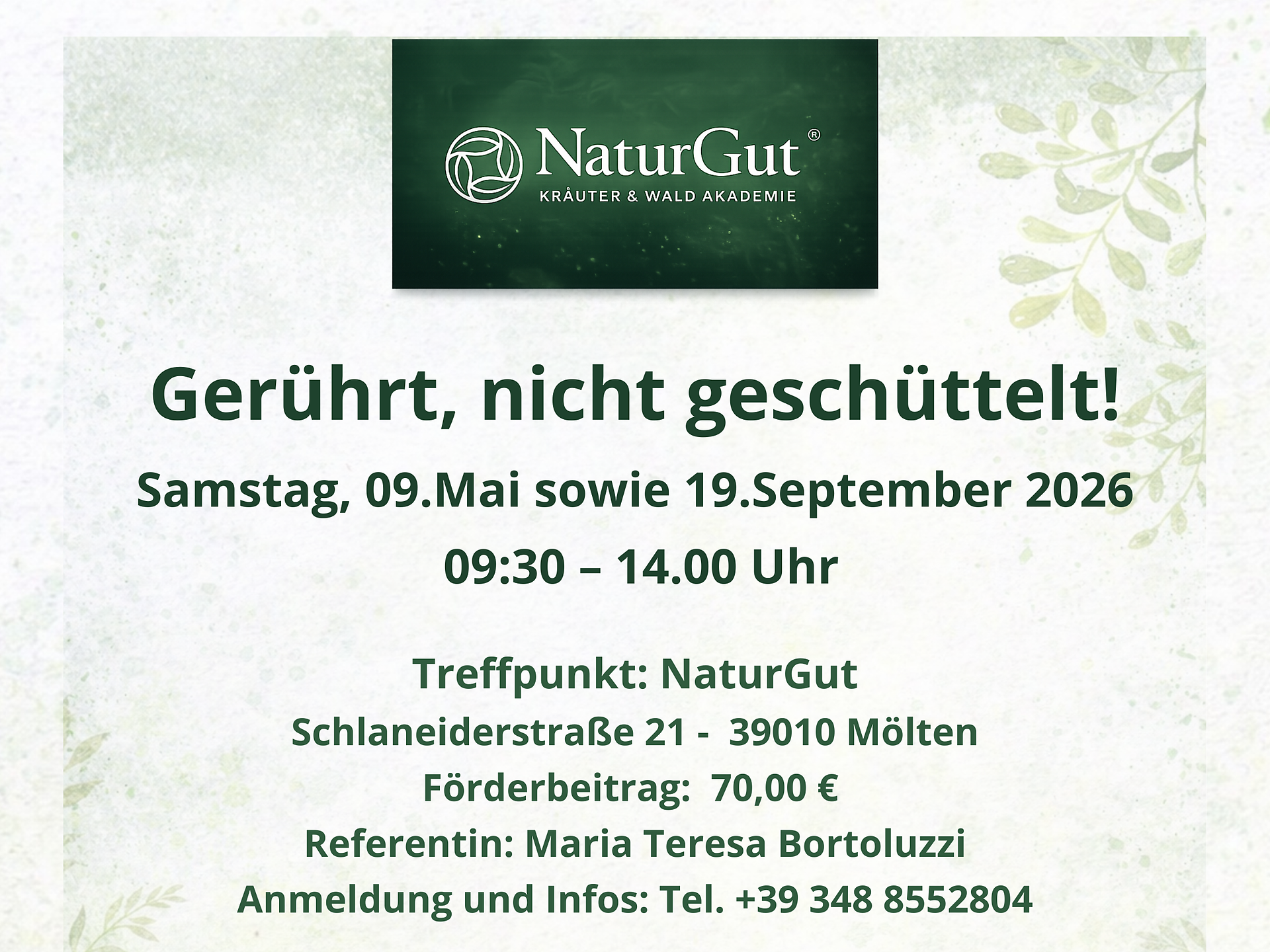 NaturGut -Gerührt, nicht geschüttelt! - Bozen und Umgebung - #1 - suedtirol.info