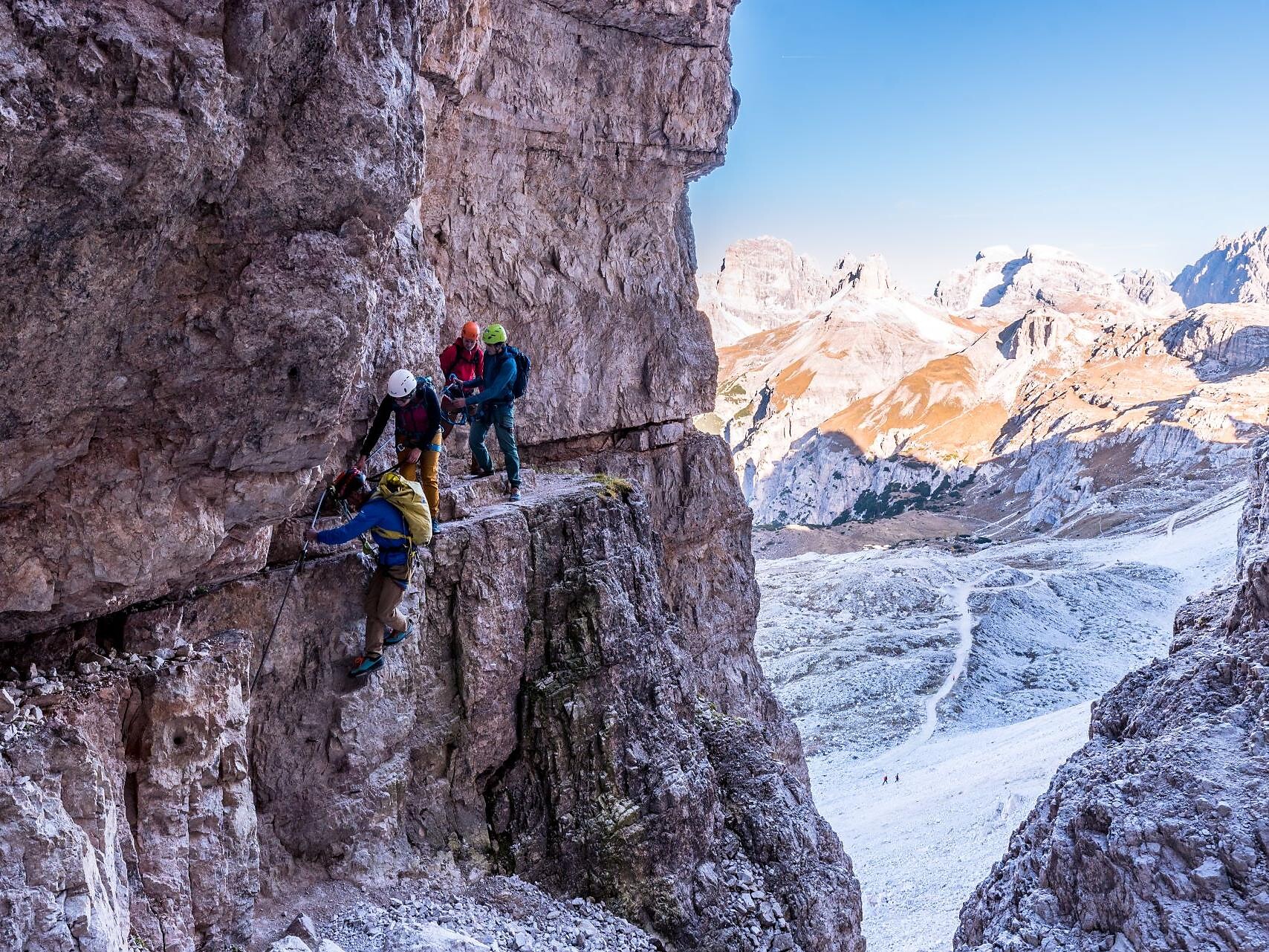 Geführter Klettersteig mit der Alpinschule: Paternkofel - Dolomitenregion 3 Zinnen - #2 - suedtirol.info