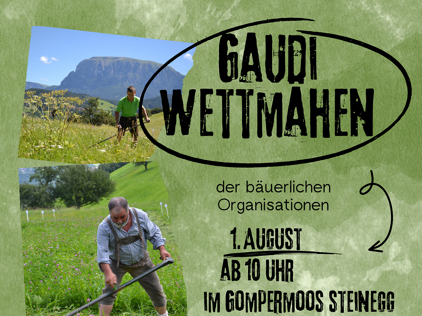 Gaudi Wettmähen in Steinegg - Dolomitenregion Eggental - #1 - suedtirol.info