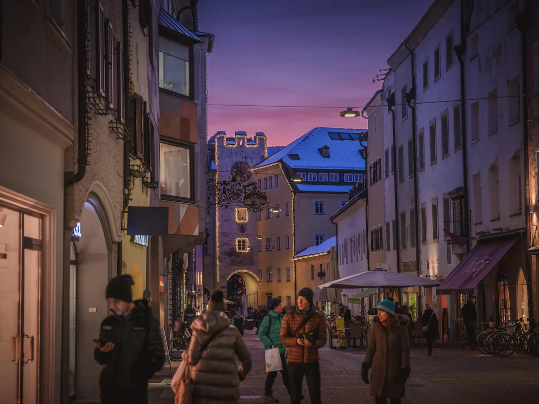Guida alla città di Brunico d'inverno