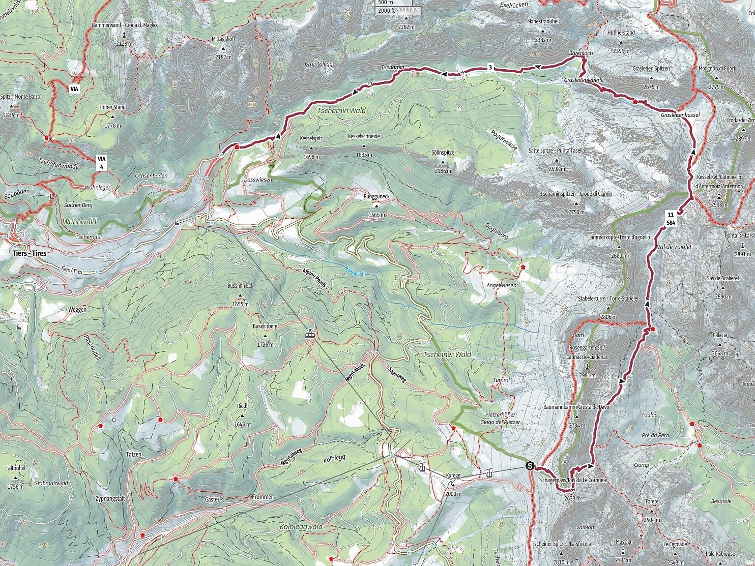 Guided Hike through the Rosengarten Group - Dolomites Region Seiser Alm - #3 - suedtirol.info