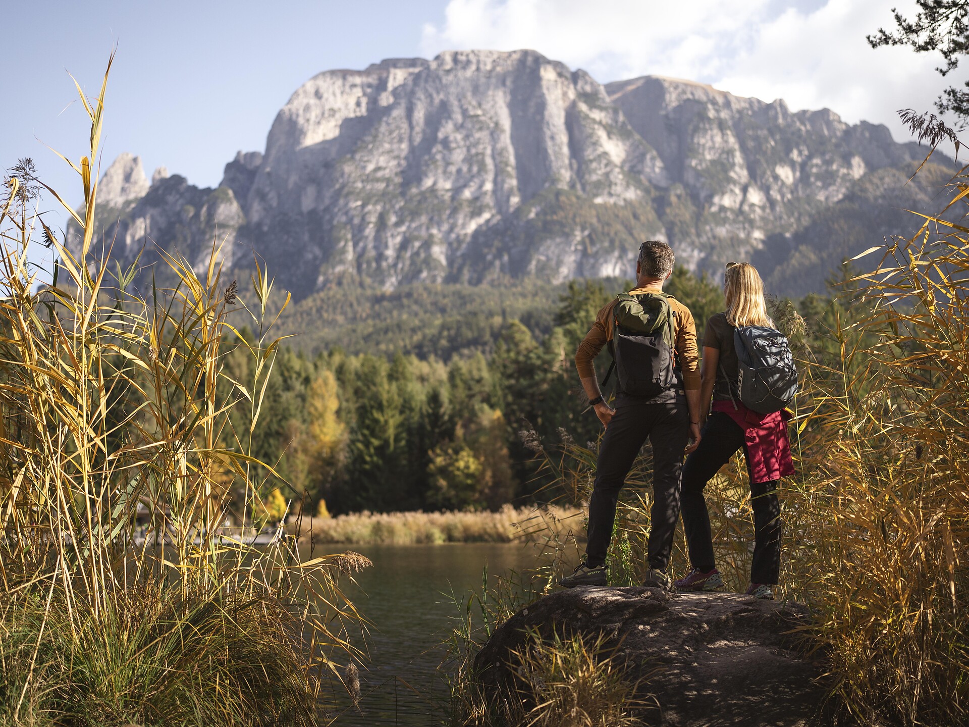 Geführte Wanderung von Tiers nach Völs über Almen und Weiher - Dolomitenregion Seiser Alm - #1 - suedtirol.info