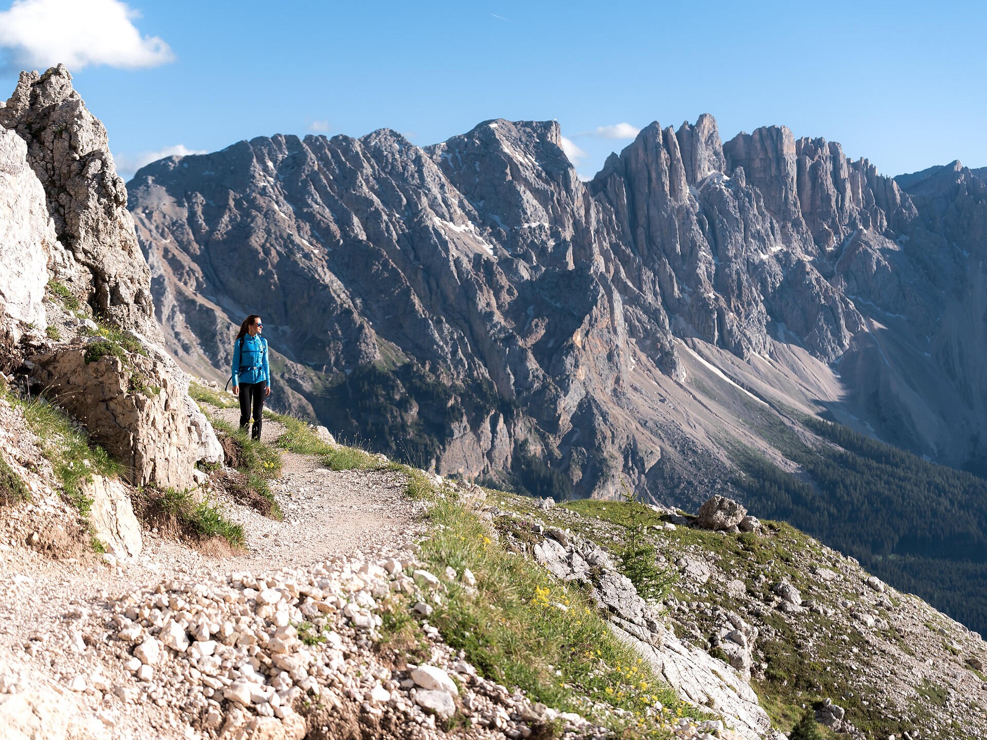 Escursione in vetta al Passo Vaiolon nel Catinaccio - Regione dolomitica Val d'Ega - #3 - suedtirol.info