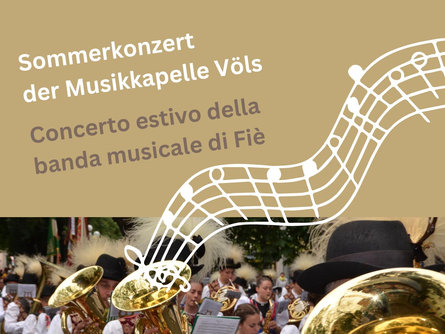 Gemeindeplatz: Sommerkonzert der Musikkapelle Völs Völs am Schlern 1 suedtirol.info
