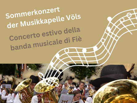 Village square: Concert of the local music band of Völs Völs am Schlern/Fiè allo Sciliar 1 suedtirol.info