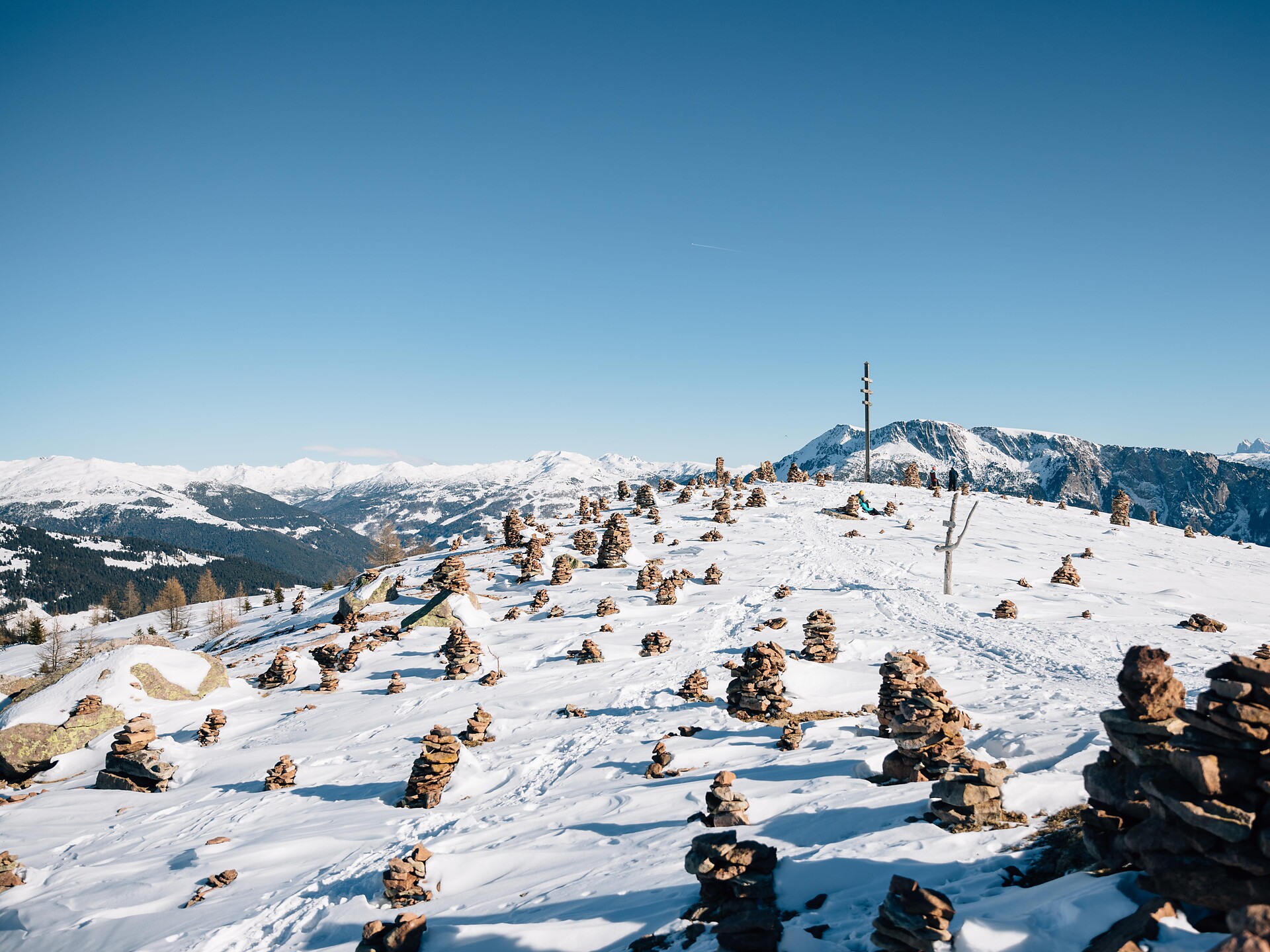 Geführte Winterwanderung zu den Stoanernen Mandln mit Einkehr - Meran und Umgebung - #1 - suedtirol.info