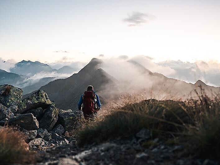 Escursione in vetta con Gilbert (Monte "Kleines Mandl" / Passo Stalle) Rasun Anterselva 1 suedtirol.info