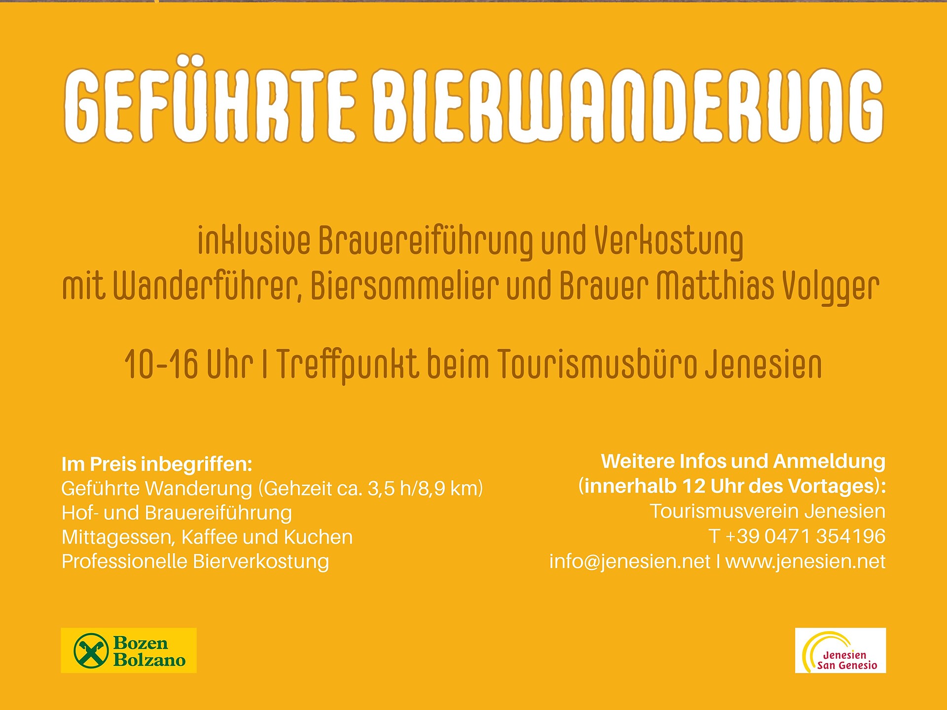 Geführte Bierwanderung - Bozen und Umgebung - #1 - suedtirol.info