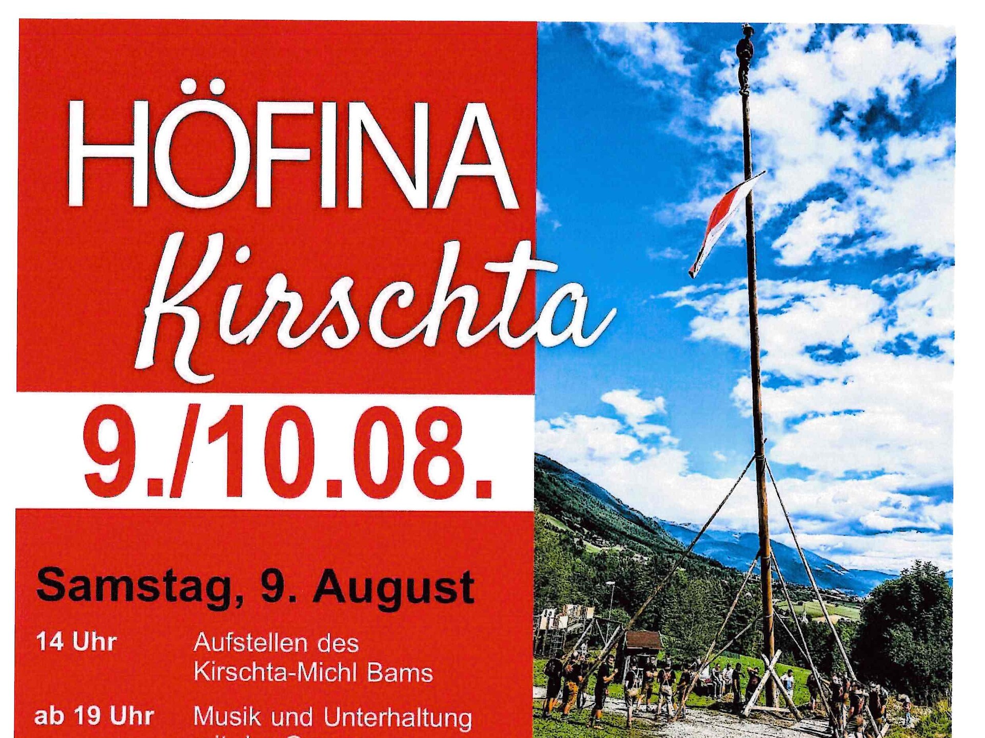Sagra tradizionale a Corti - Regione dolomitica Plan de Corones - #1 - suedtirol.info