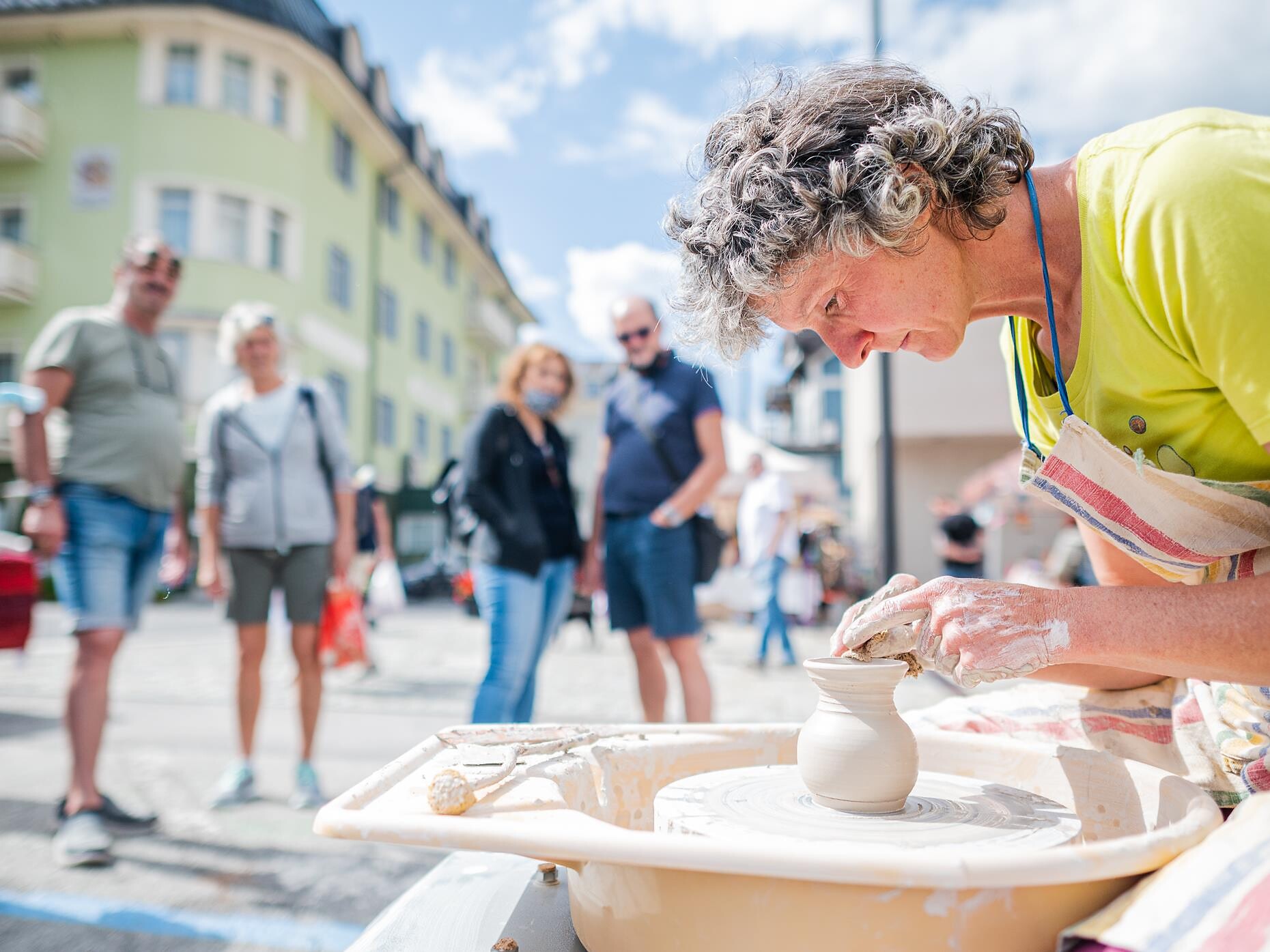 Spettacolo Autunno HEUGABEL: mercato del contadino e dell'artigianato con festa - Regione dolomitica 3 Cime - #2 - suedtirol.info