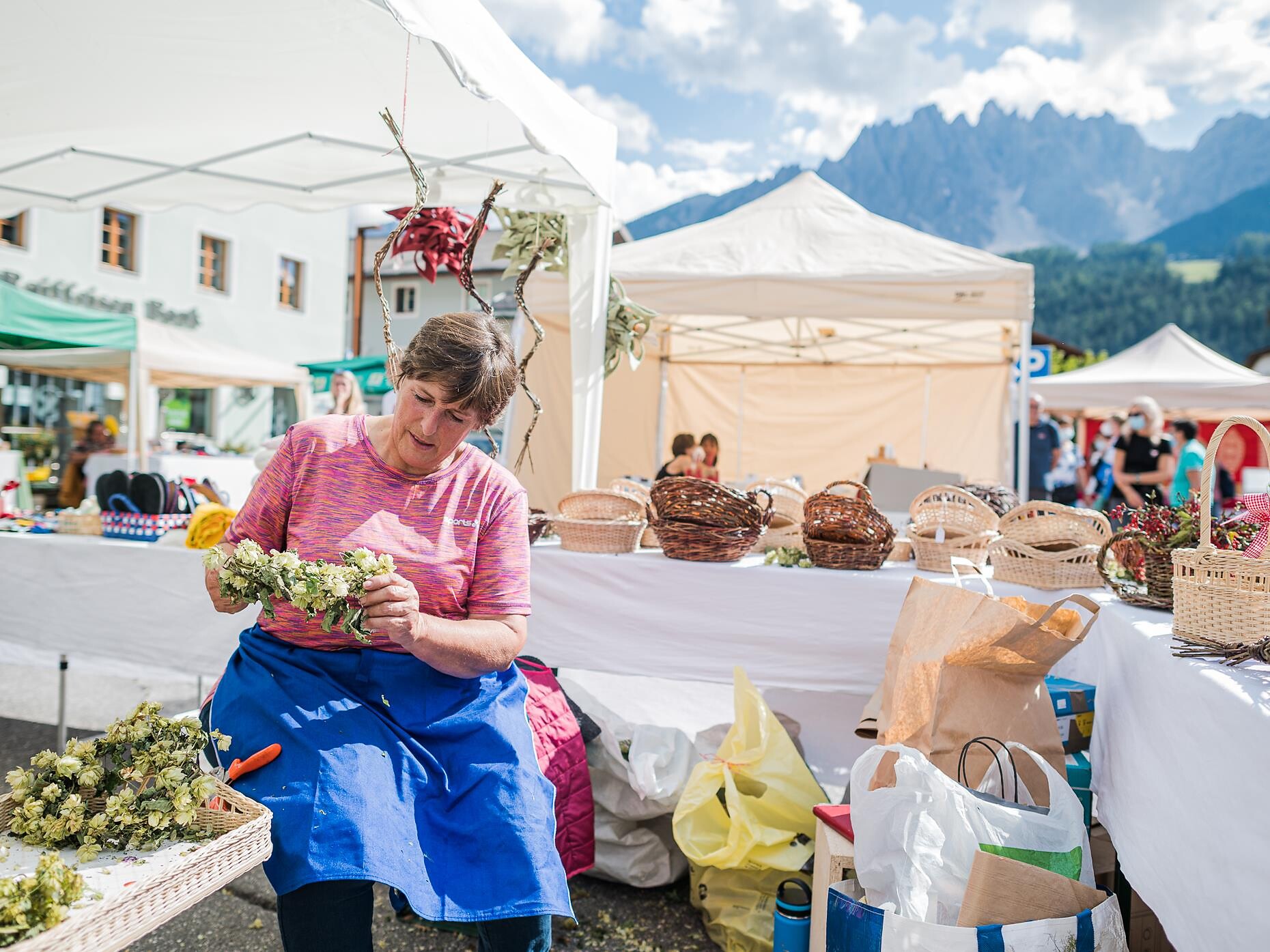 Spettacolo Autunno HEUGABEL: mercato del contadino e dell'artigianato con festa - Regione dolomitica 3 Cime - #3 - suedtirol.info