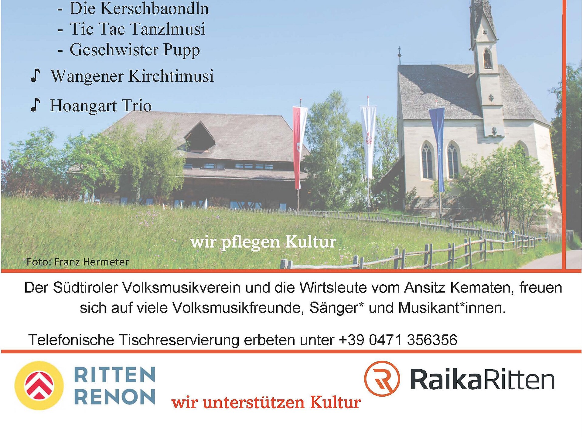 Hoangart - evening of folk music - Bolzano/Bozen and environs - #3 - suedtirol.info