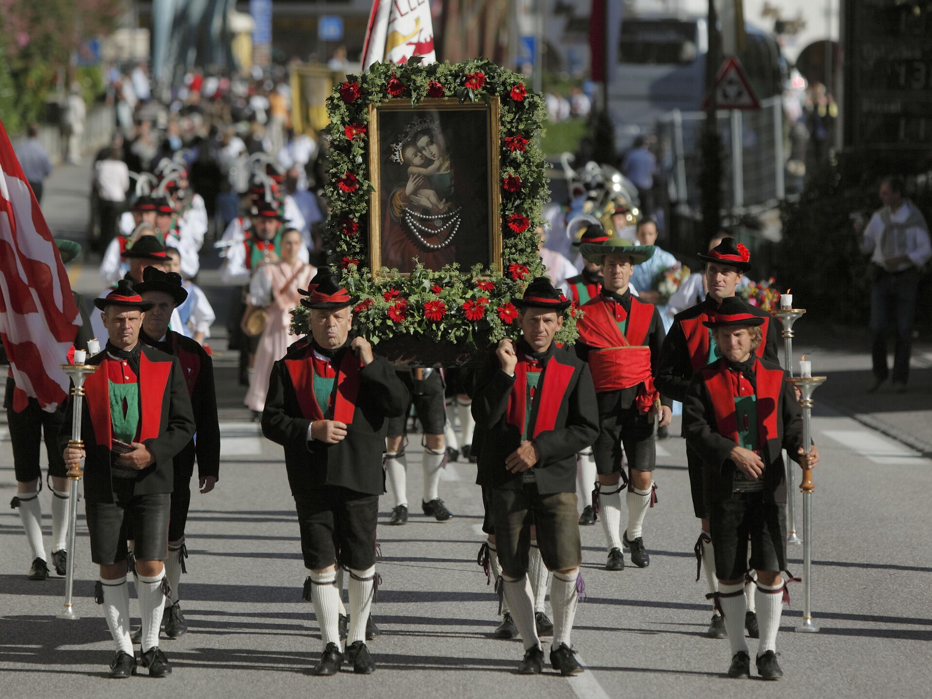 Processione del Sacro Cuore a Lana Lana 3 suedtirol.info