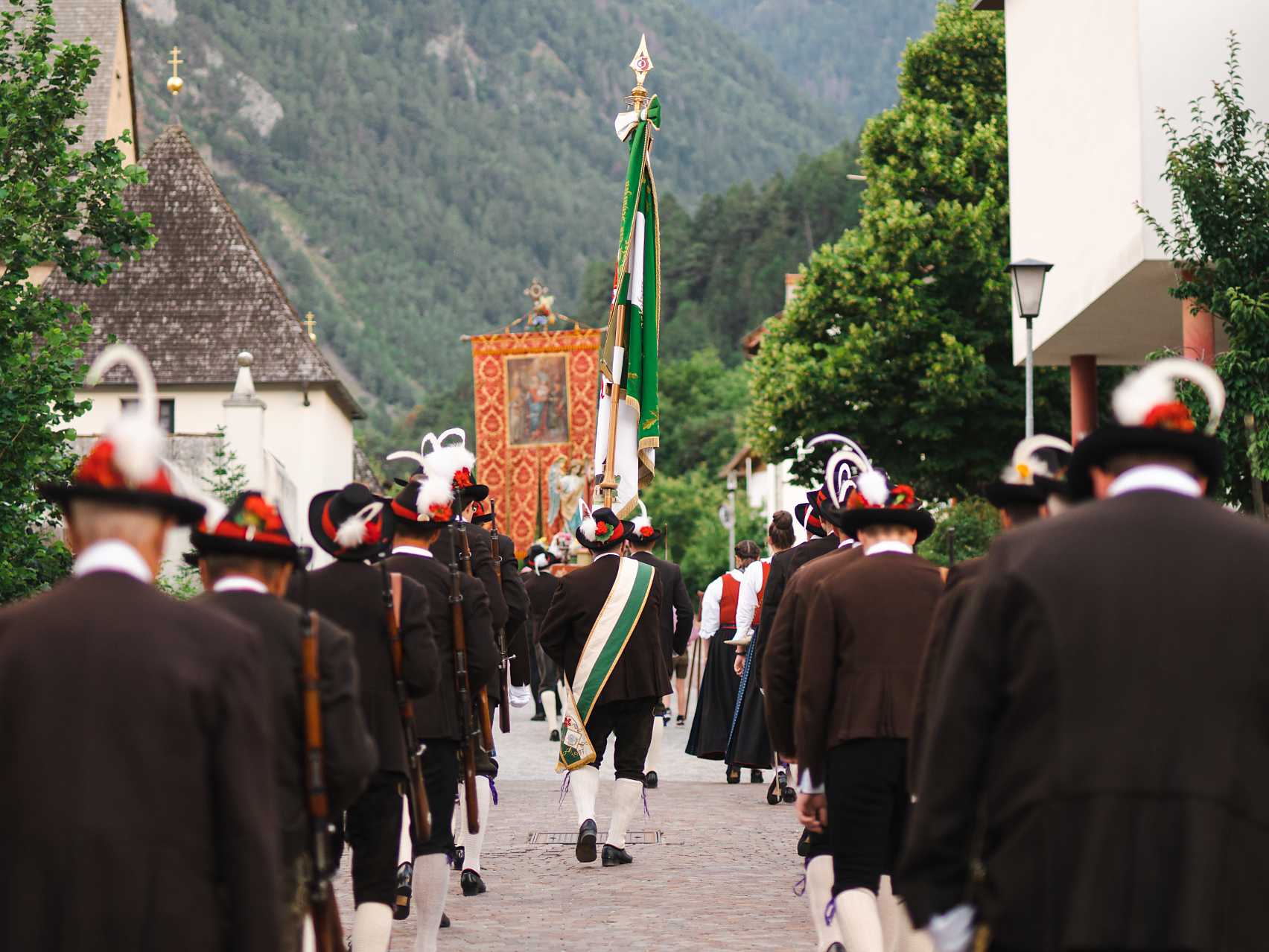Herz Jesu Prozession in Morter Latsch 1 suedtirol.info