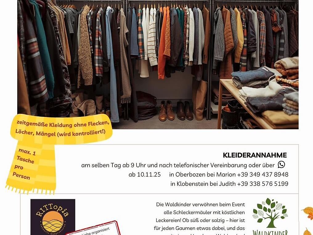 Herbst und Winter Swap Party - Bozen und Umgebung - #2 - suedtirol.info