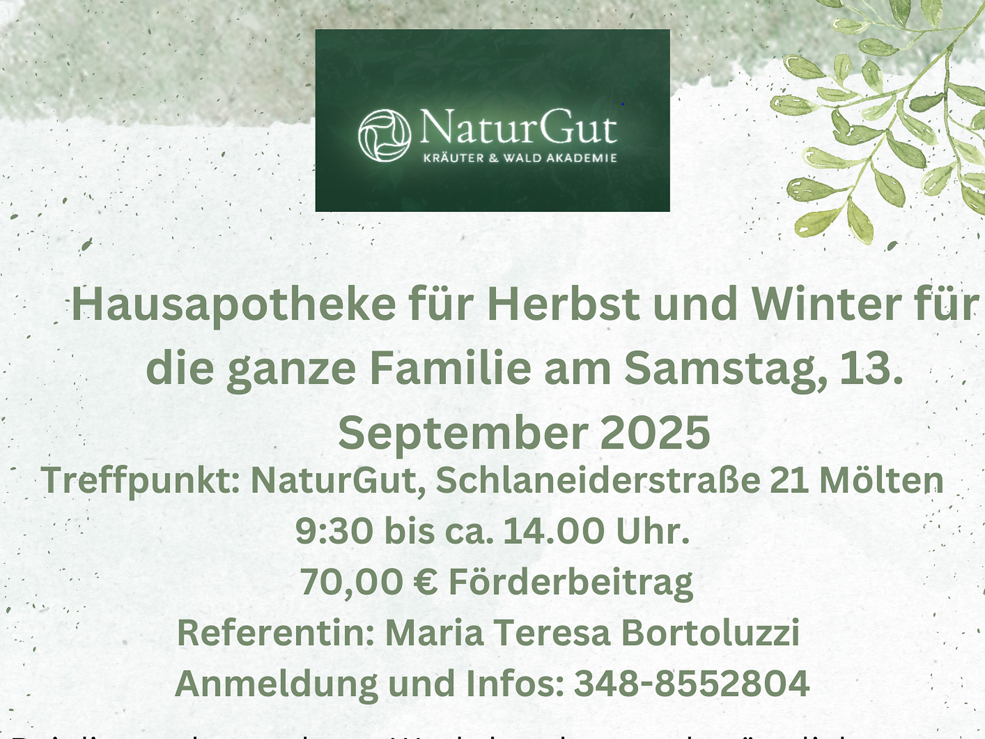 Hausapotheke für Herbst und Winter für die ganze Familie Mölten 1 suedtirol.info