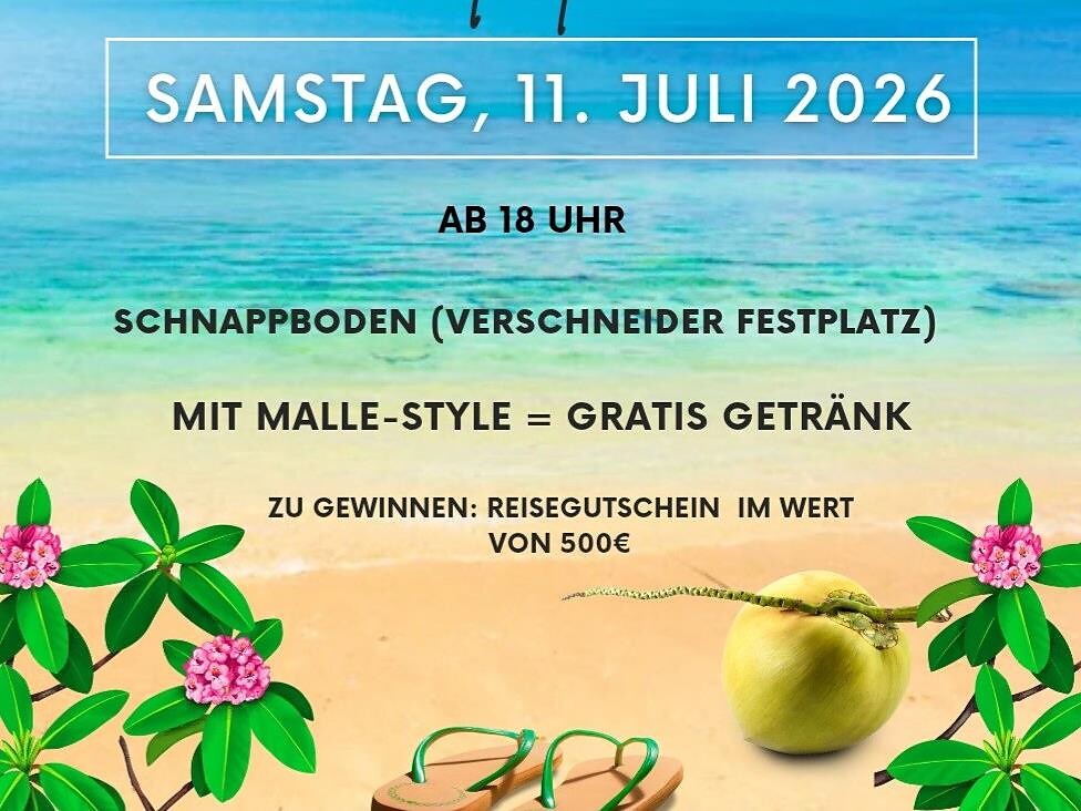 IX. Ballermann Fete - Bozen und Umgebung - #2 - suedtirol.info