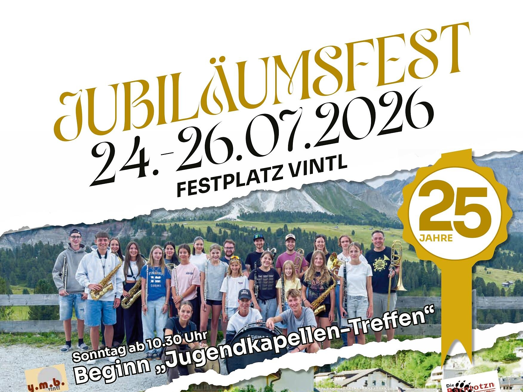 Jubiläumsfest y.m.b. und Böhmische "Bärntotzn" Vintl - Brixen und Umgebung - #1 - suedtirol.info