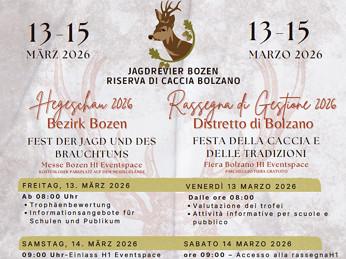 Jagdrevier Bozen - Fest der Jagd und des Brauchtums - Bozen und Umgebung - #1 - suedtirol.info