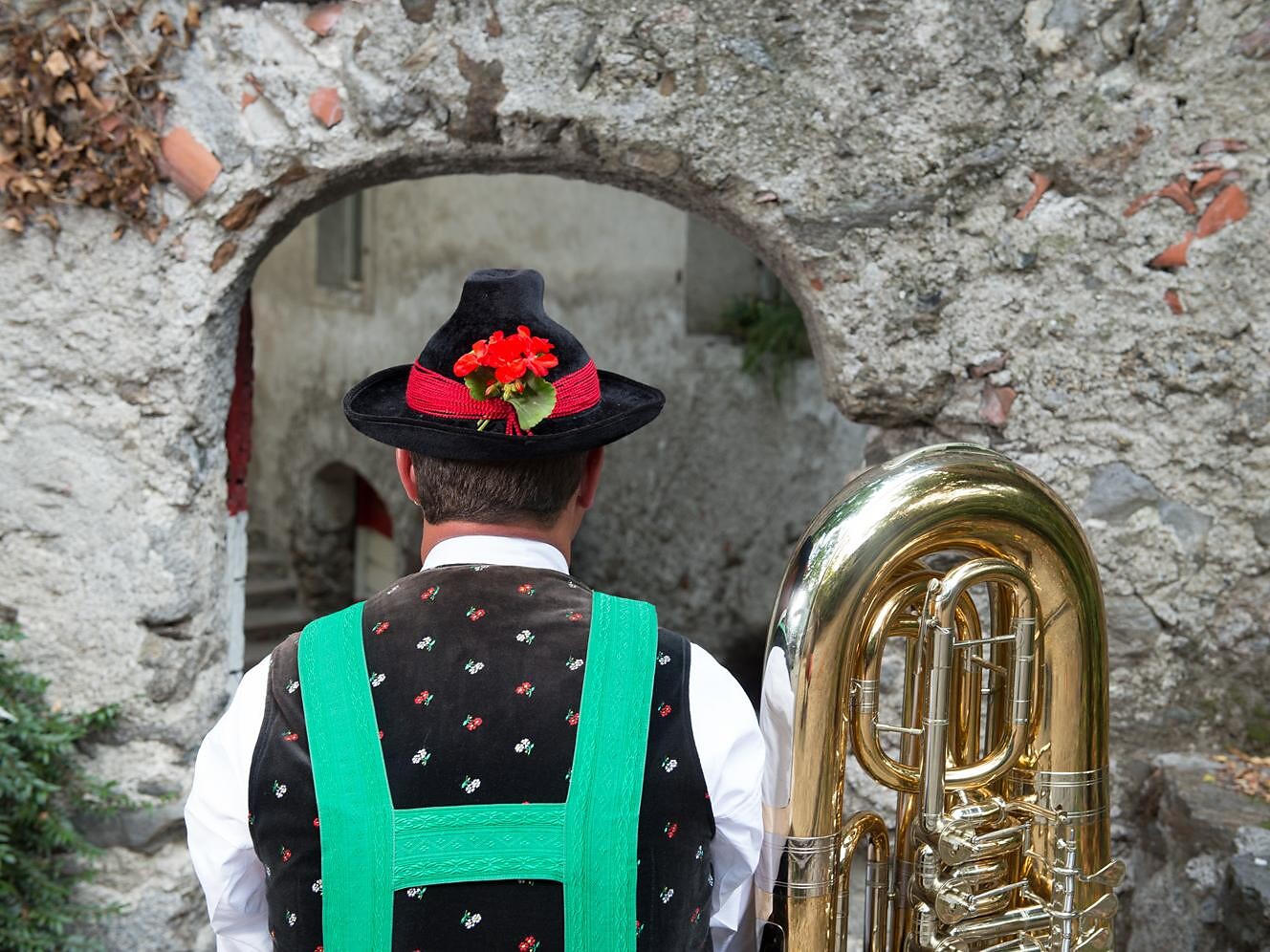Concerto breve della banda musicale di Parcines a Rablà Parcines 1 suedtirol.info