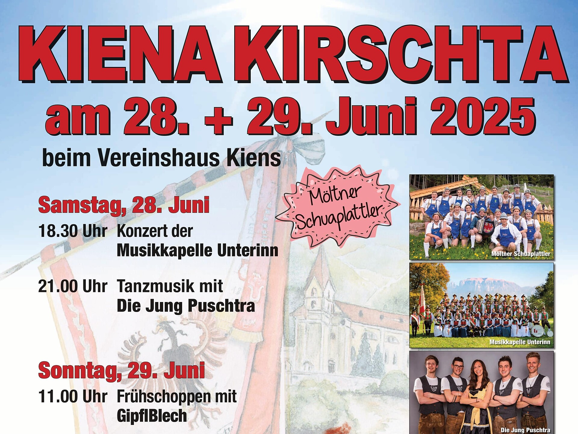 Kiener Kirchtag und Herz Jesu Fest in Kiens - Dolomitenregion Kronplatz - #1 - suedtirol.info