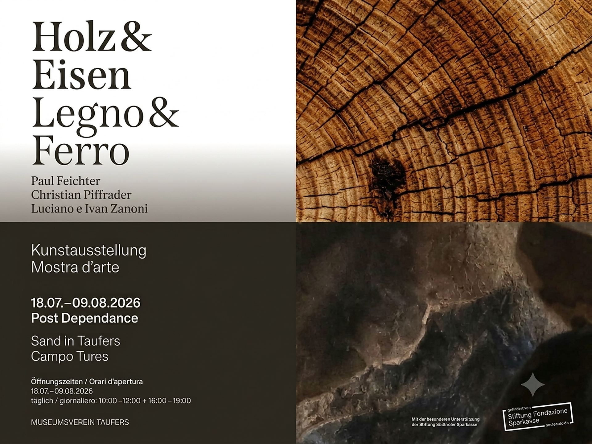 Kunstausstellung "Holz & Eisen" - Ahrntal - #1 - suedtirol.info