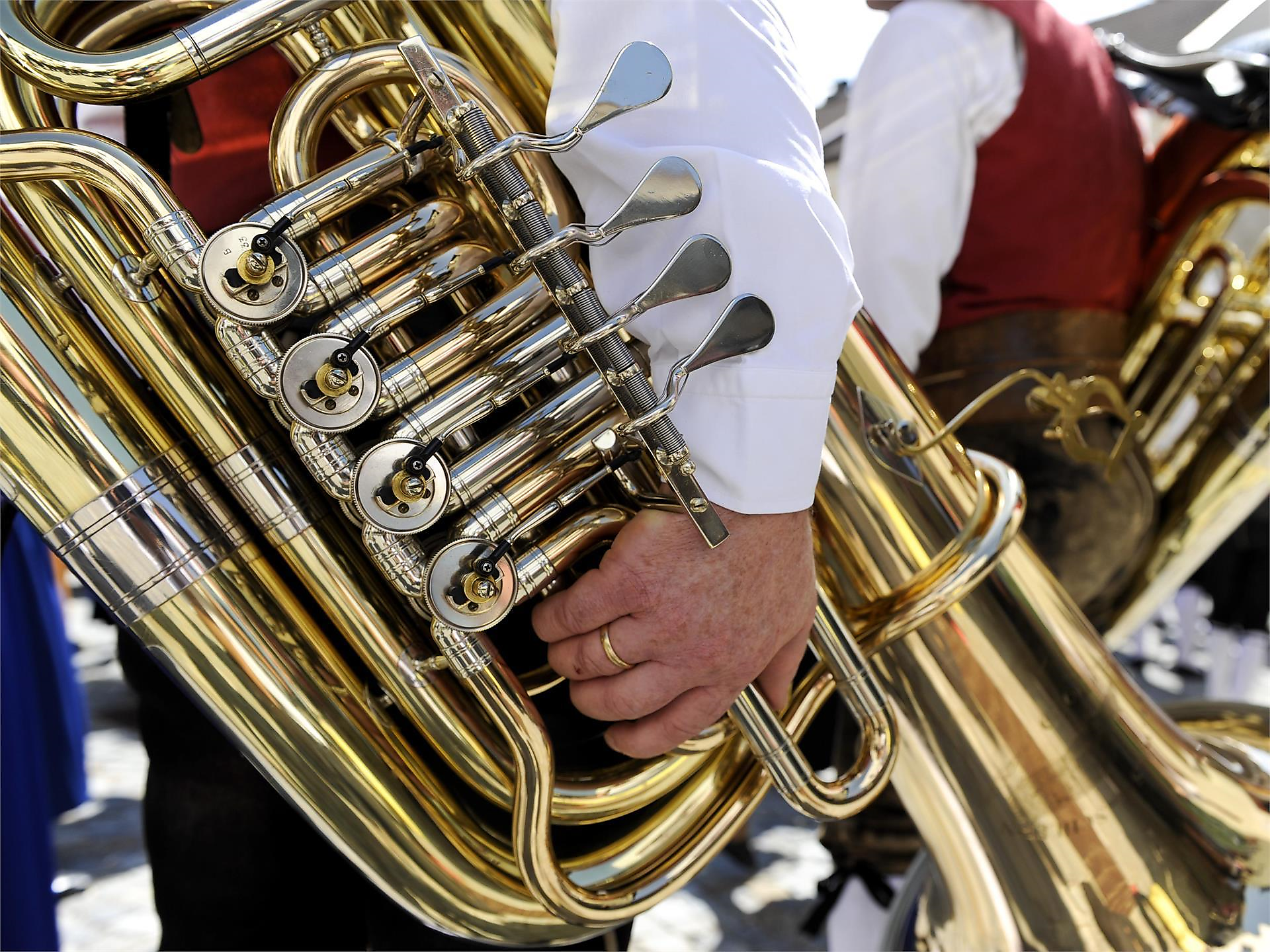 Concert by the local band Klausen - Dolomites Region Seiser Alm - #1 - suedtirol.info