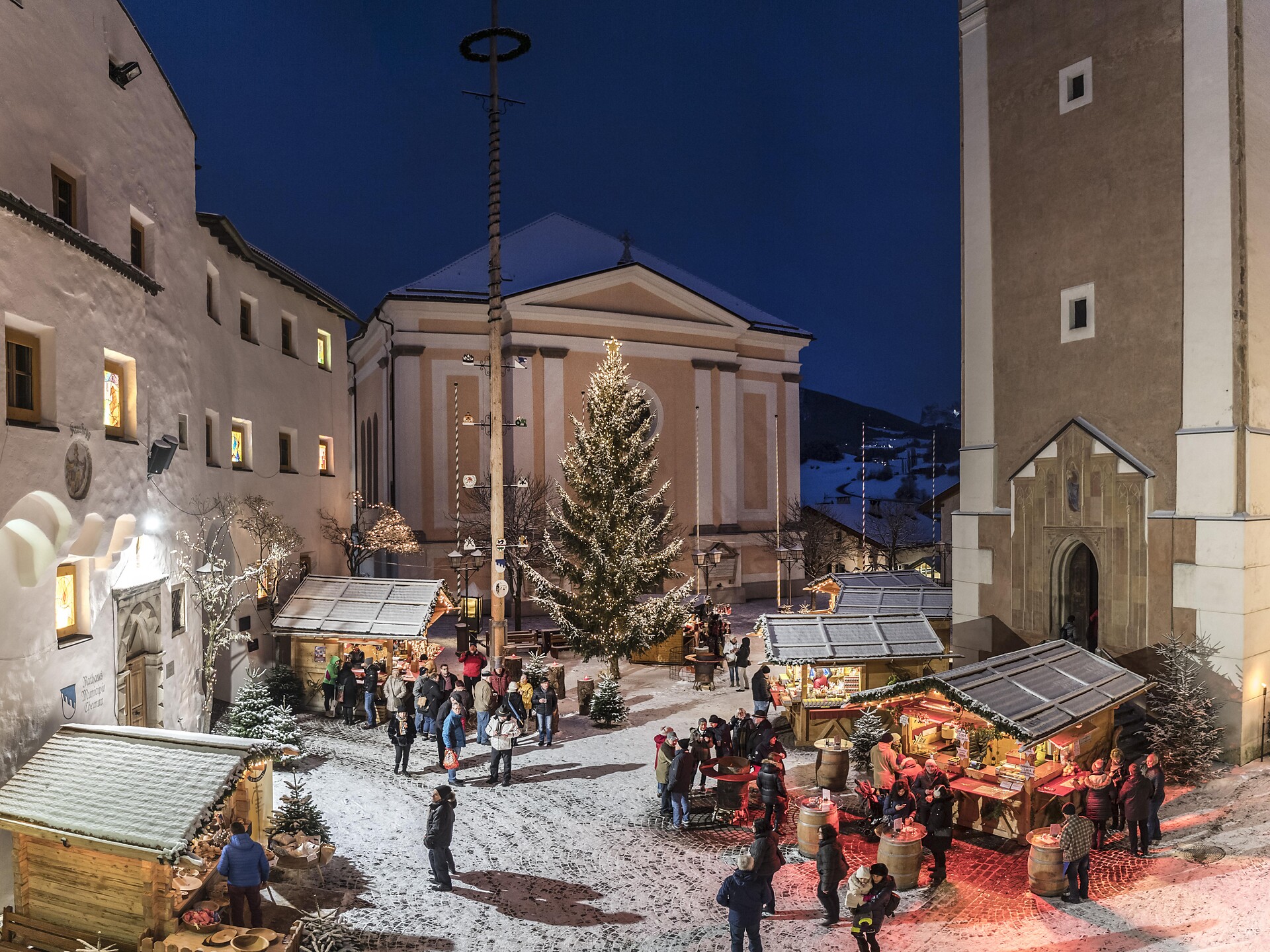 Christmas market in the mountain Kastelruth/Castelrotto 2 suedtirol.info