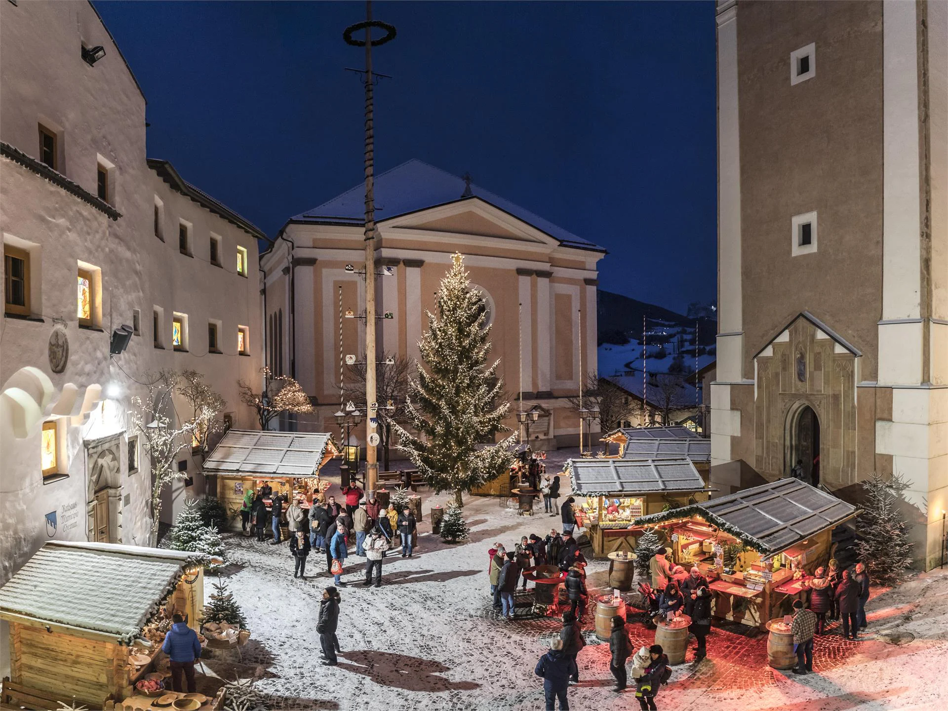 Christmas market in the mountain Kastelruth/Castelrotto 1 suedtirol.info