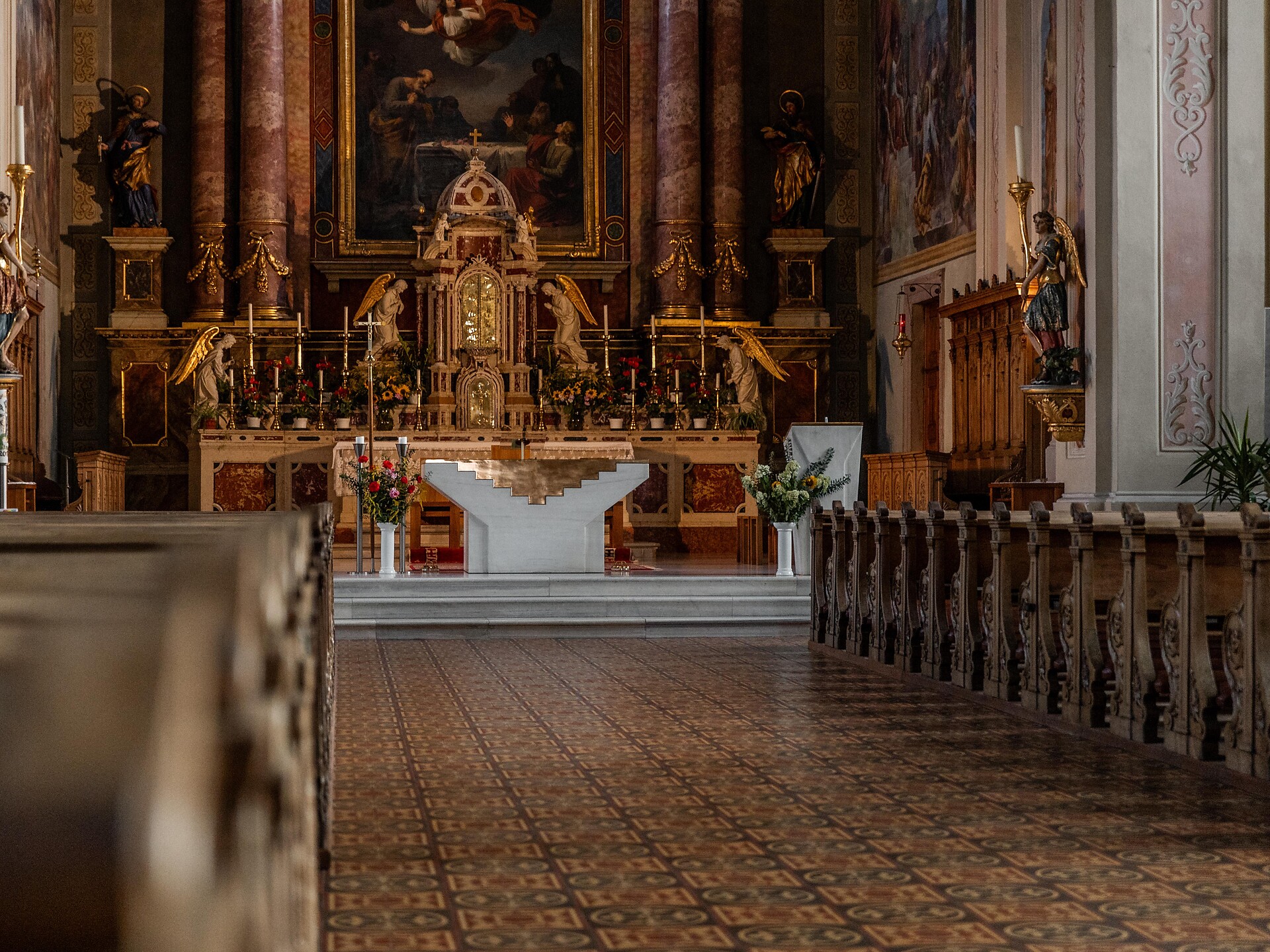 Concerto in chiesa con il Coro "Monte Calisio" Castelrotto 1 suedtirol.info
