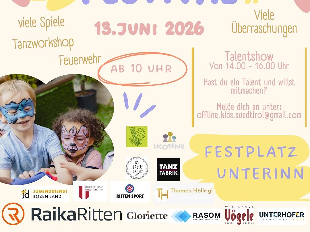 Kids Festival - Bolzano/Bozen and environs - #3 - suedtirol.info