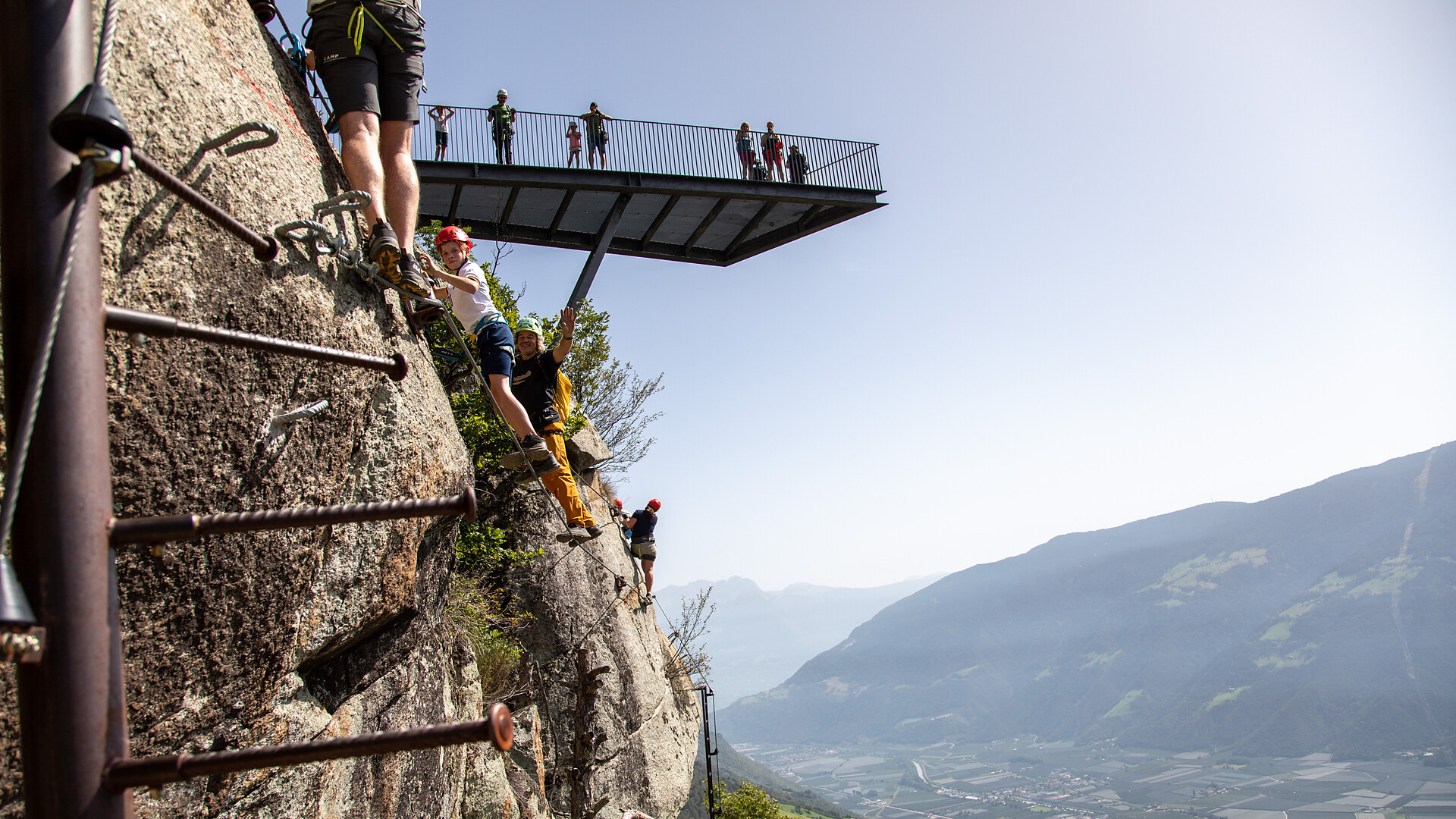 Klettern am Klettersteig "Knott" von 12.30-14.30 Uhr - Meran und Umgebung - #4 - suedtirol.info
