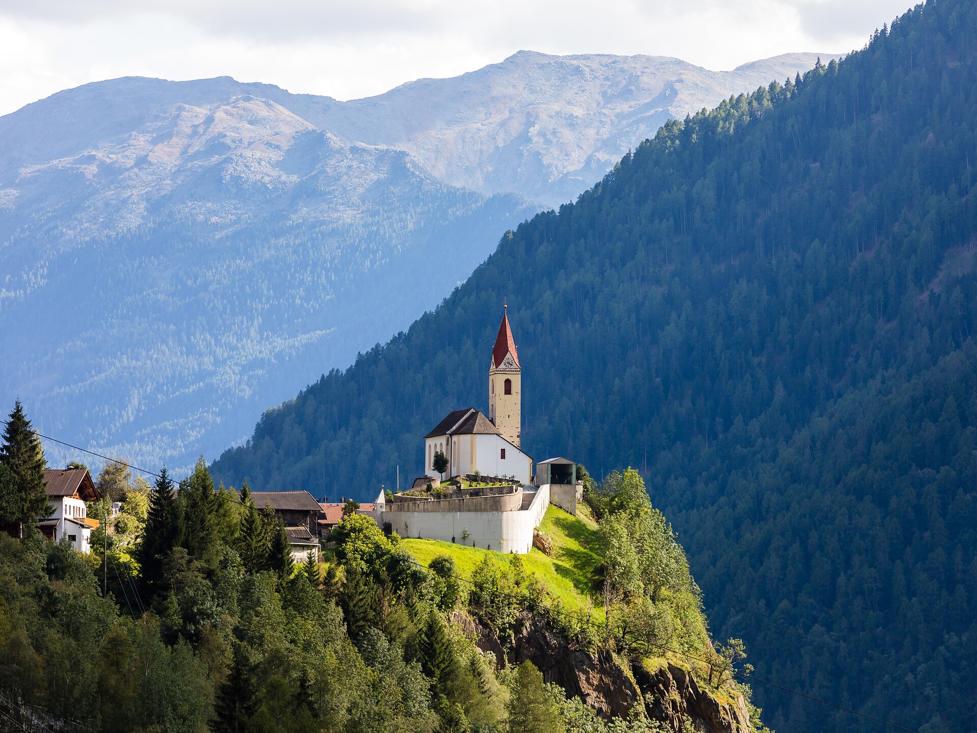 Katharinaberger Kirchtig - Patron day in Monte S. Caterina ("Scapular Sunday") Schnals/Senales 1 suedtirol.info