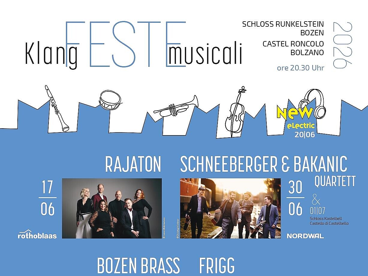 KLANGfesteMUSICALI 2026 – Rajaton – „The voice is boundless" - Bolzano/Bozen and environs - #2 - suedtirol.info
