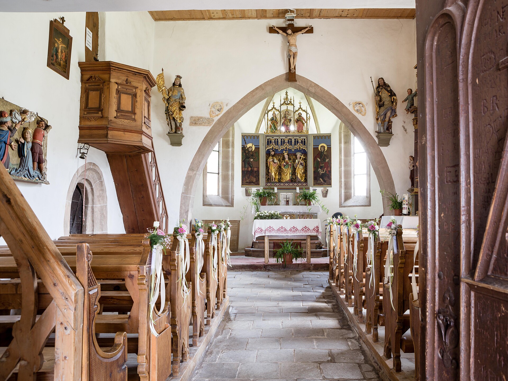 Visita guidata della chiesa - scoprite la chiesa di Santa Caterina - Merano e dintorni - #2 - suedtirol.info
