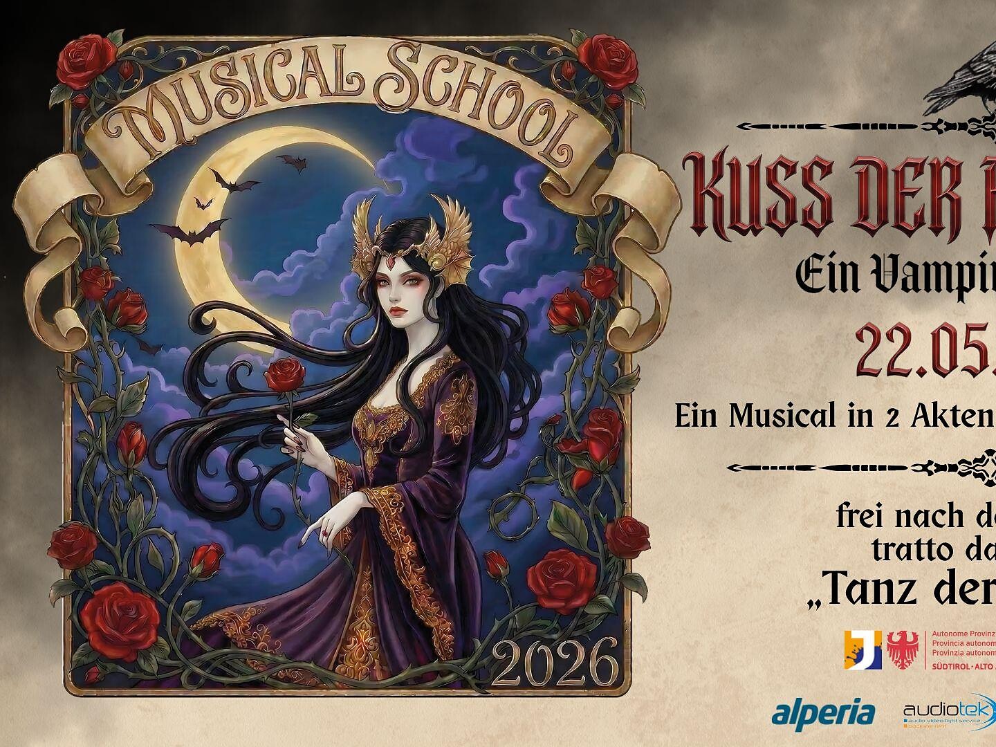 Kuss der Finsternis – A Vampire Musical - Bolzano/Bozen and environs - #1 - suedtirol.info