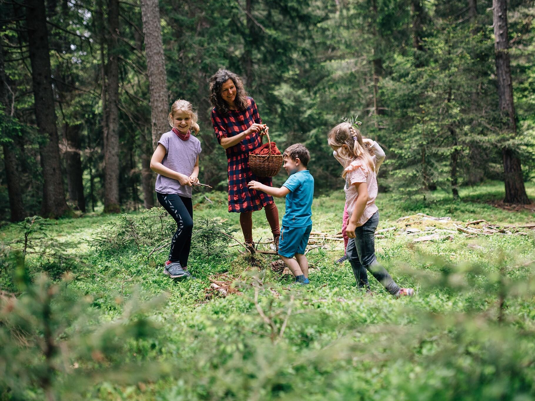 KIDS auf Entdeckungsreise im Wald Hafling 1 suedtirol.info