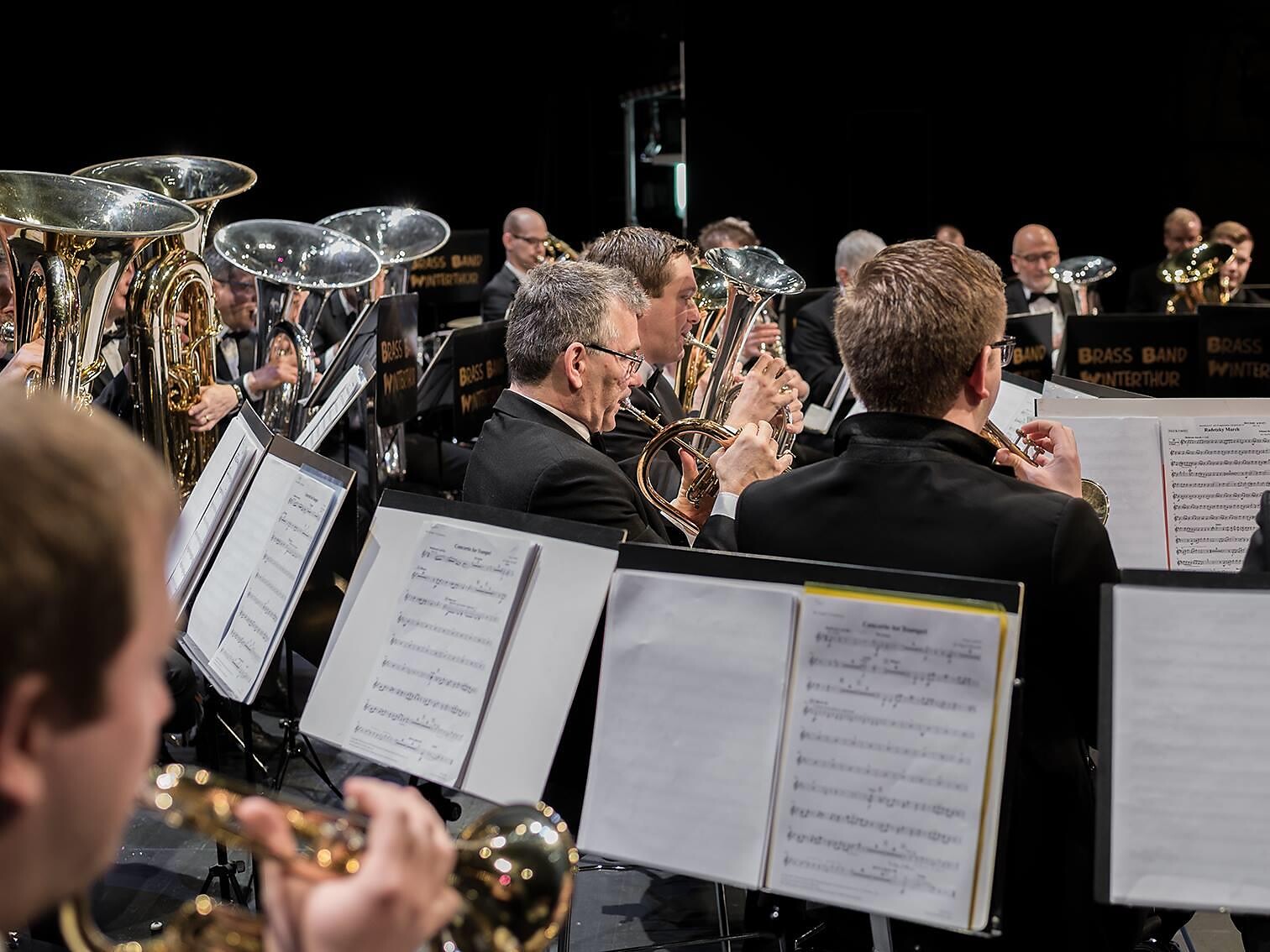 Concert of the Brass Band Winterthur in Prad - Vinschgau/Val Venosta - #1 - suedtirol.info