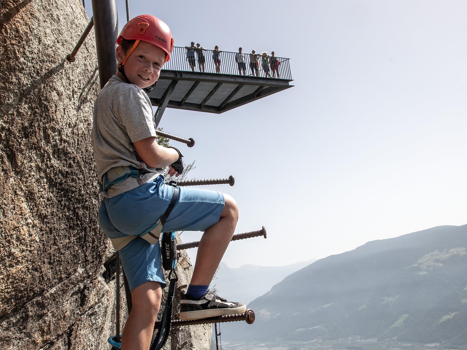 Arrampicata sulla via ferrata "Knott" dalle ore 10.00 alle ore 12.00 Naturno 3 suedtirol.info