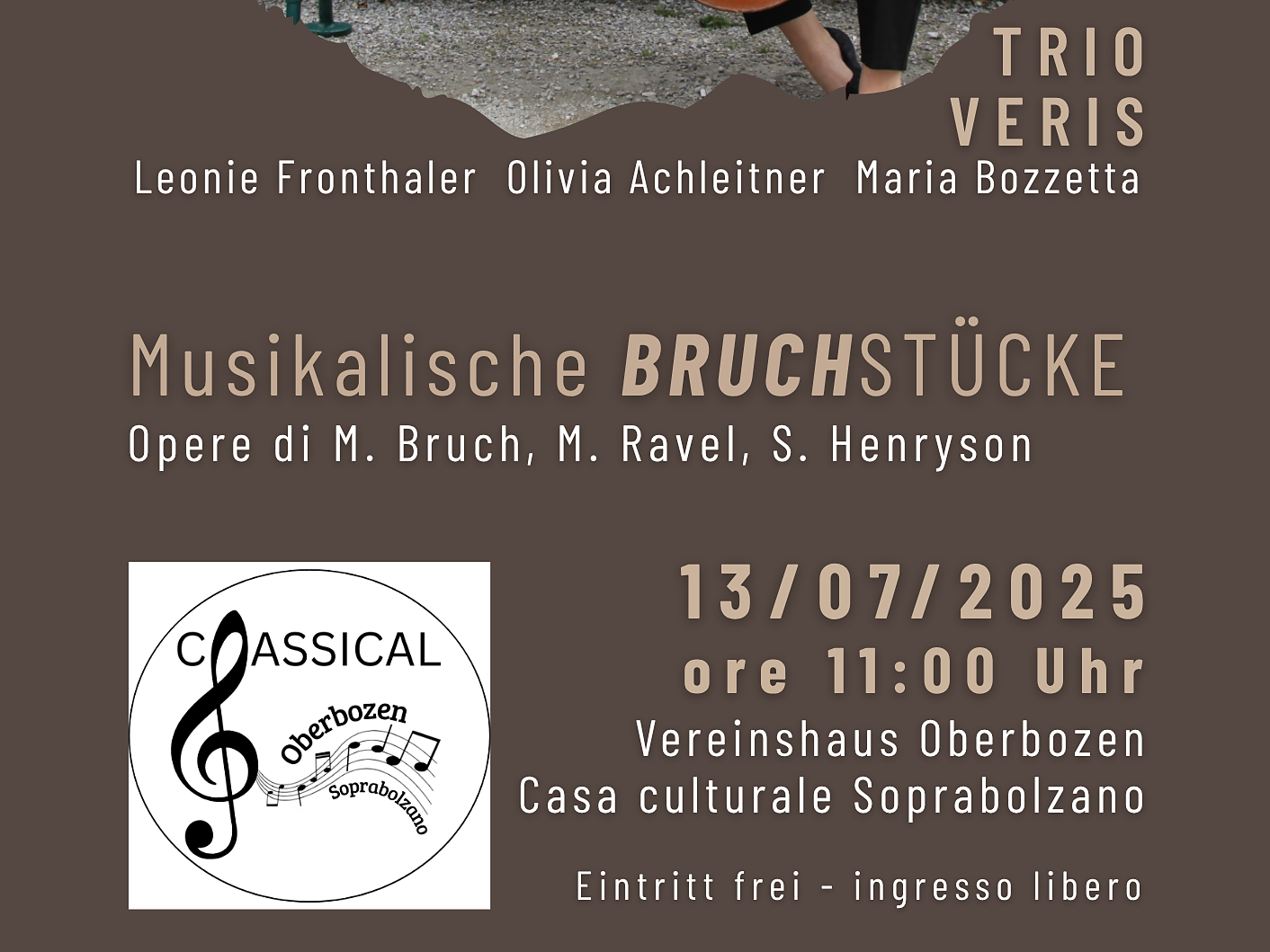 Concert Trio Veris - Bolzano/Bozen and environs - #2 - suedtirol.info