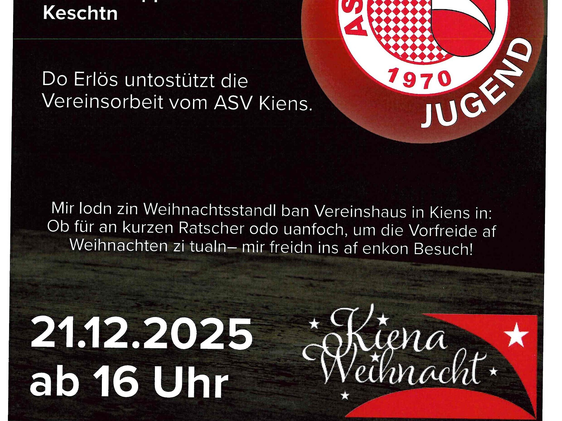 Christmas market in Kiens ASV Kiens Football - Youth - Dolomites Region Kronplatz/Plan de Corones - #2 - suedtirol.info