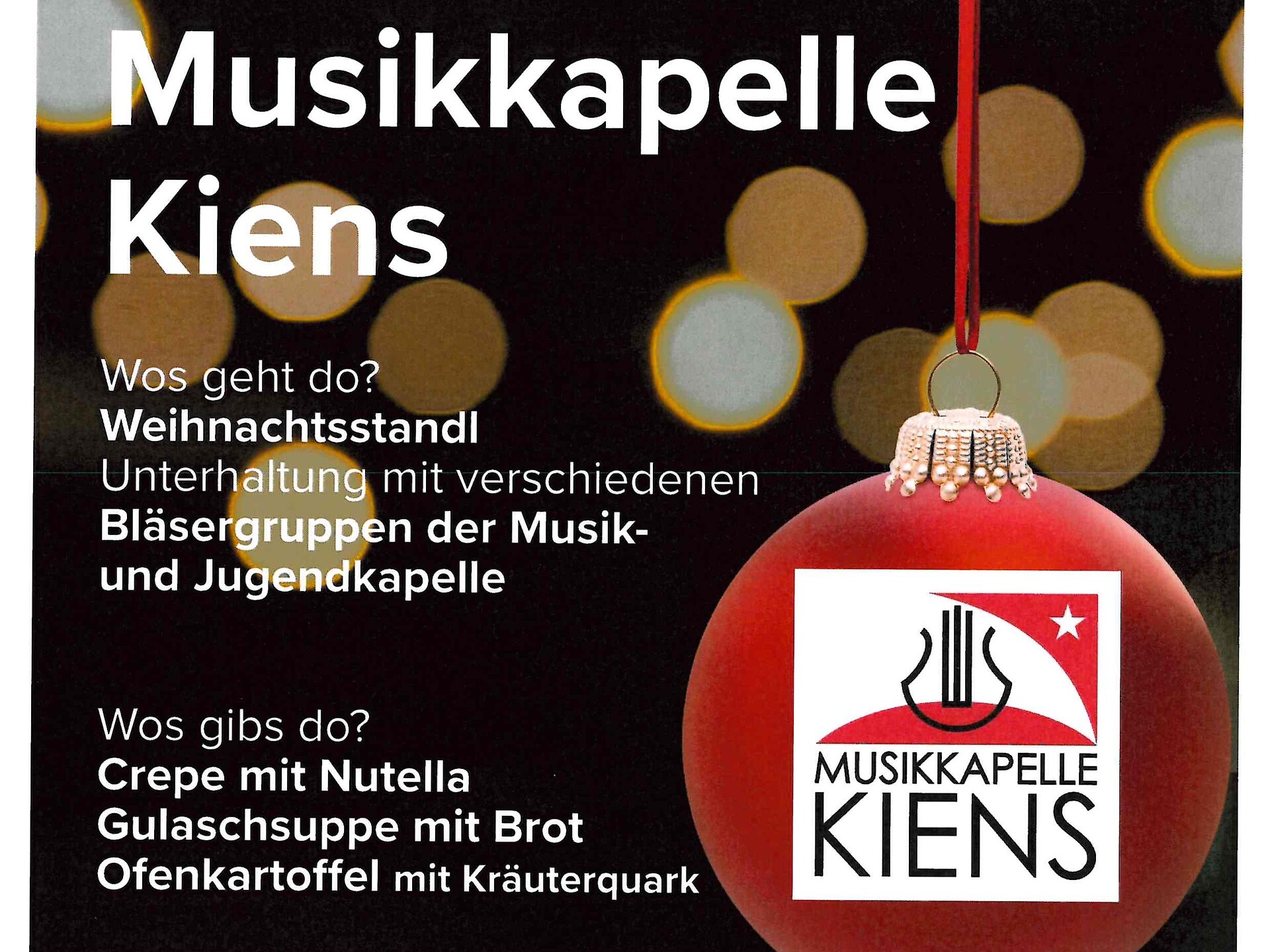 Christmas market in Kiens Kiens music band - Dolomites Region Kronplatz/Plan de Corones - #1 - suedtirol.info