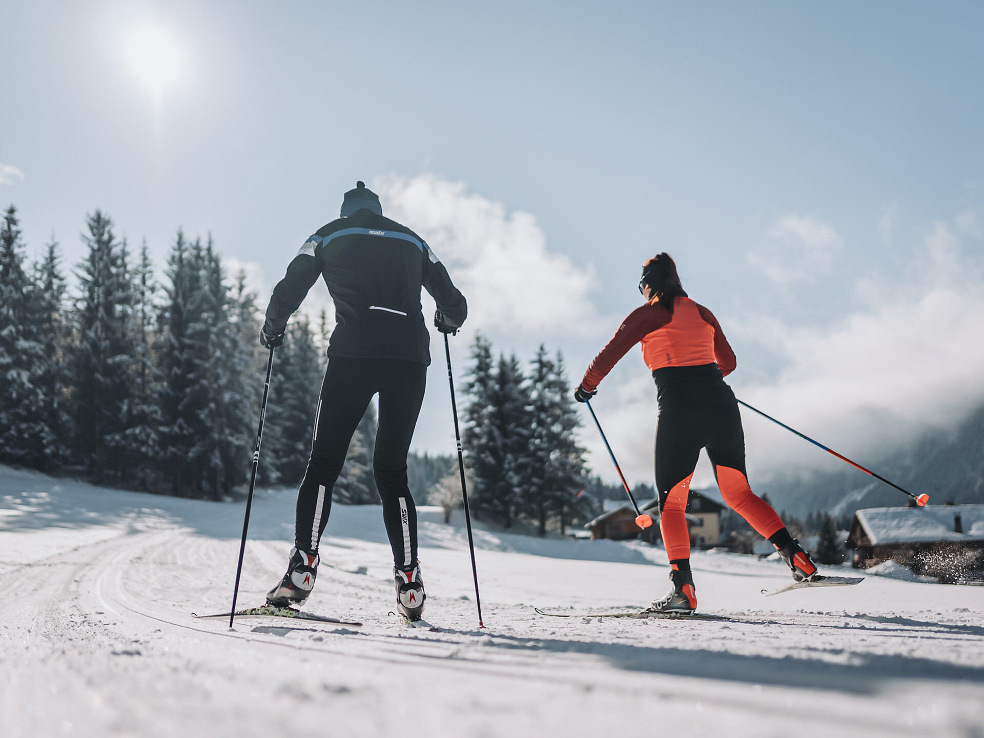 Langlauf Skating: Technik aufbauen auf den Langlaufloipen des Gsiesertales -  - #2 - suedtirol.info