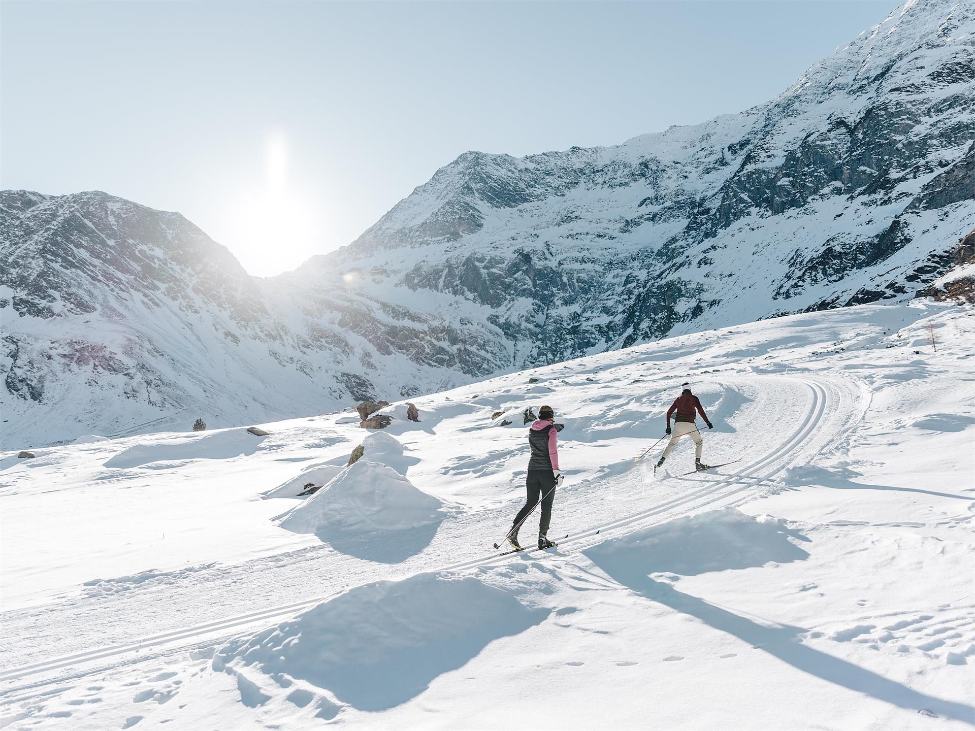 Cross-country skiing course for beginners Moos in Passeier/Moso in Passiria 1 suedtirol.info