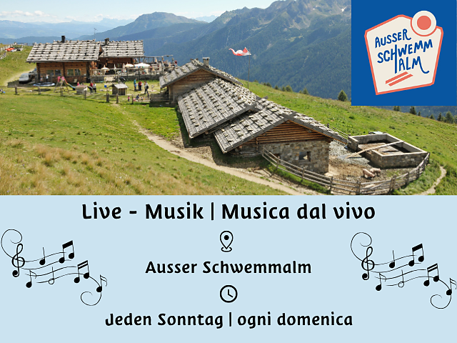 Musica dal vivo alla malga Ausser Schwemmalm - Merano e dintorni - #1 - suedtirol.info
