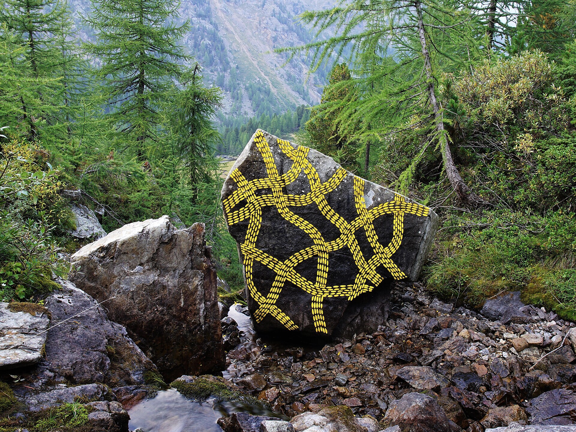 Landart - Kunst mit der Natur (TESANA) Tisens 1 suedtirol.info