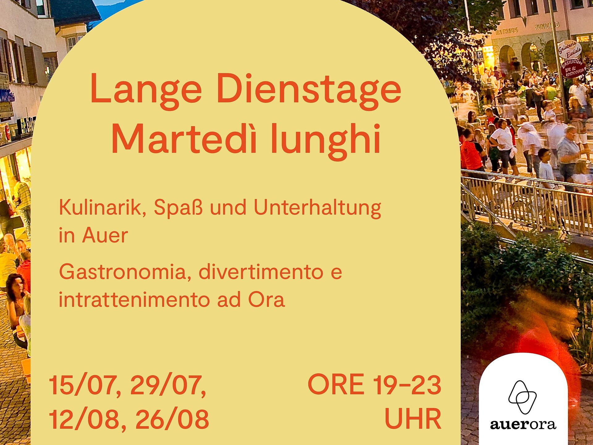 Martedì lunghi ad Ora - Strada del Vino - #1 - suedtirol.info
